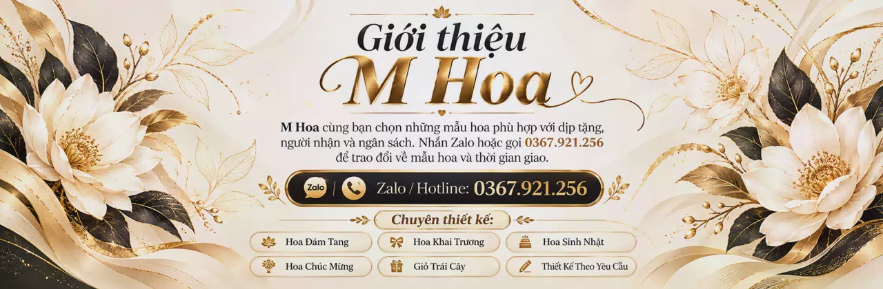 Ảnh bìa Shop hoa tươi Xã Tân Châu Nghệ An - Tư vấn hoa theo từng dịp